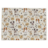 Speelse Puppyparel Groot Cadeauzakje (Achterkant)