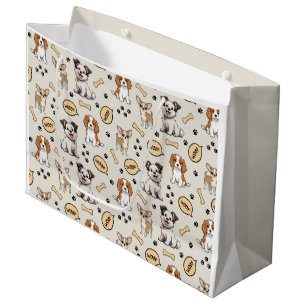 Speelse Puppyparel Groot Cadeauzakje
