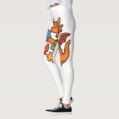 Speelse Puzzel Draken Leggings (Links)