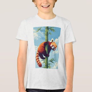 Speelse Red Panda Pixel Art T-shirt