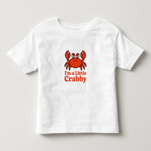 Speelse Rode Krab – “Ik ben een Beetje Kribbig” Hu Kinder Shirts