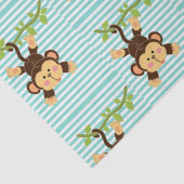 Speelse Safari Monkey – Leuk & grillig voor kinder Tissuepapier (Detail)
