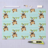 Speelse Safari Monkey – Leuk & grillig voor kinder Tissuepapier (Craft)