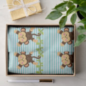 Speelse Safari Monkey – Leuk & grillig voor kinder Tissuepapier (Geschenk)