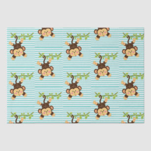 Speelse Safari Monkey – Leuk & grillig voor kinder Tissuepapier