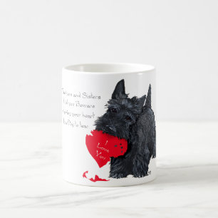 Speelse Schotse Terrier Valentijn Mok