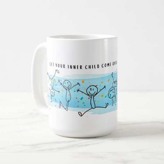 Speelse Spirit Mok (Voorkant links)