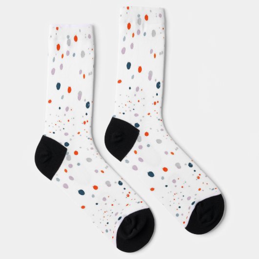 Speelse Stippen: Polka Dot Sokken (Rechts)