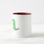 Speelse Tea Party T-Rex Dinosaurus Nieuwigheid Gif Mok (Midden)