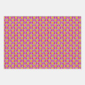 Speelse Tropische Zee Schildpad Roze Blauw en Groe Inpakpapier Vel (Voorkant)