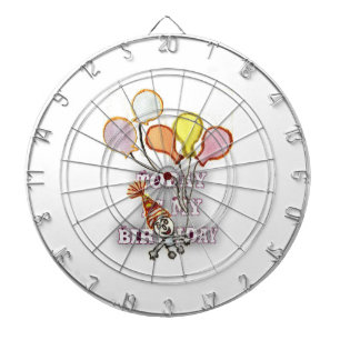 Speelse Verjaardag Groet: Gelukkige Verjaardag Bro Dartbord