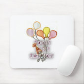 Speelse Verjaardag Groet: Gelukkige Verjaardag Bro Muismat (Met muis)