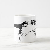 Speelse verrassing in fijne inkt koffiemok (Center)