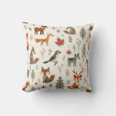 Speelse vogels kussen kussen (Voorkant)