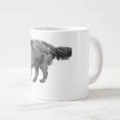 Speelse vonk in de herfstlucht extra grote beker (Voorkant rechts)