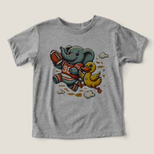 Speelse vrienden: Cartoon Elephant and Duck