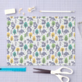 Speelse Wasbeer Tissuepapier (Craft)