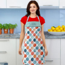 Speelse Waterverf Polka Dots – Vrolijk & Modern