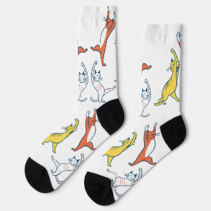 Speelse Yoga Kat Sokken