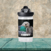 Speelse Zee otters met kindernaam Waterfles