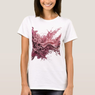 Speelse Zilveren TANDWIELEN IN EEN VLOEISTOF GOLF T-shirt