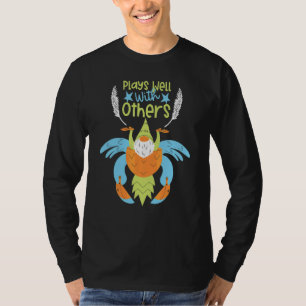 Speelt goed met anderen Swingers koppels Grafisch  T-shirt