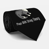 Speelt met tekenreekstheorie stropdas (Opgerold)