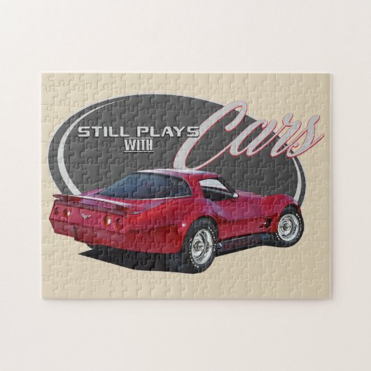 Speelt nog steeds af met Corvettes Legpuzzel (Horizontaal)