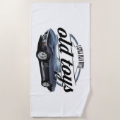 Speelt nog steeds af met Corvettes Strandlaken (Voorkant)