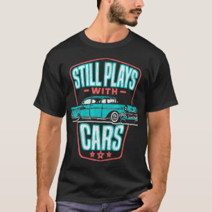 Speelt nog steeds af met de klassieke '57 auto's v t-shirt