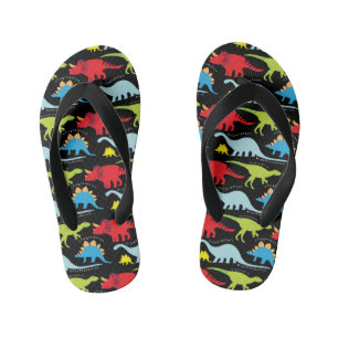 Speelt teenslippers voor Dinosaur-patroon