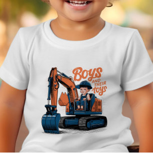 Speeltijd Op de Bulldozer Kinder Shirts