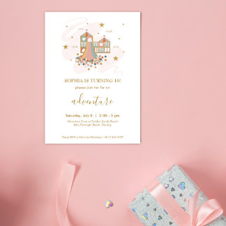 Speeltuin Avontuur Party Uitnodiging