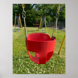 Speeltuin Baby Swing Poster