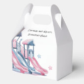 Speeltuin dia's Super Leuke Verjaardag Bash Bedankdoosjes (Achterkant)