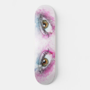 Speeltuin Skateboarder Lady Eye Wimpergezicht Skateboard