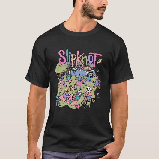 Speeltuin Slipknot Happy Band T-shirt (Voorkant)