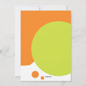 Speeltuin Verjaardagsfeest Kaart (Achterkant)