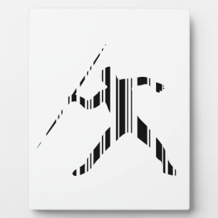 Speer BAR CODE Sport Atletiek Patroon Fotoplaat