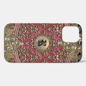 Speigaford Baroque Damask Monogram Hoesje-Mate iPh Case-Mate iPhone Case (Achterkant (horizontaal))
