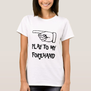 spel aan mijn voordelige positie. Humoristische T-shirt