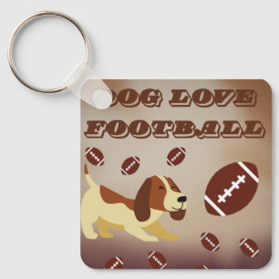 Spel Dag Amerika Football Sport Fans Custom Sleutelhanger