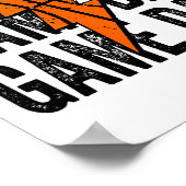  Spel Dag Sketll Lightning Bolt Funny Team Poster (Hoek)