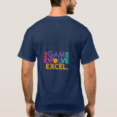 Spel, evolueer, Excel T-shirt (Achterkant)