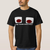 Spel Ghost Eyes t-shirt grappig man (Voorkant)