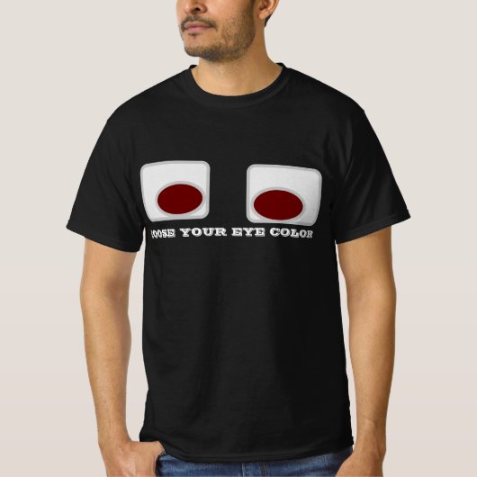 Spel Ghost Eyes t-shirt grappig man (Voorkant)
