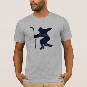Spel hard. Celie Harder. (Blauw) T-shirt