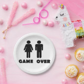 Spel is uit papieren bordje (Feest)