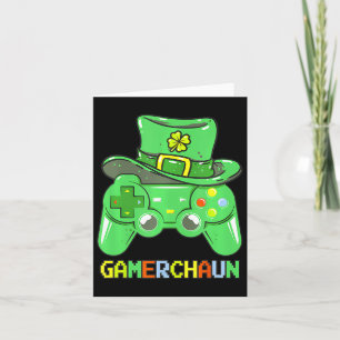 Spel Leprechaun Kostuum St. Patrick's Dag Kaart