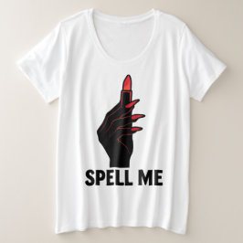 Spel me grote maat t-shirt
